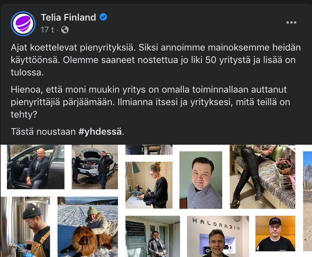 Markkinointi poikkeustilanteessa